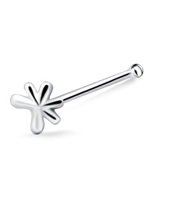 Splash Design Silver Bone Nose Stud NSKD-750 